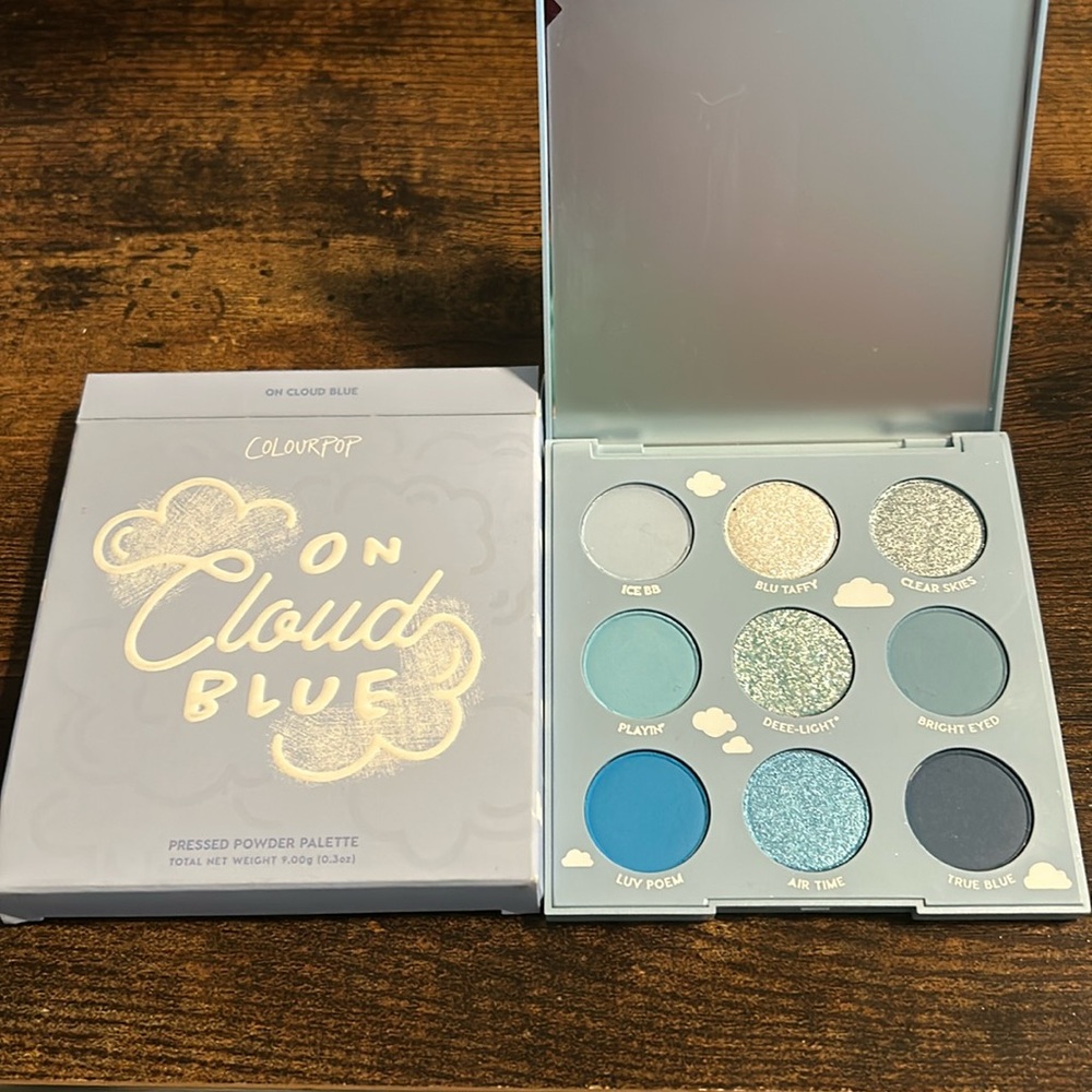 🆕☁️Colourpop On Cloud Blue Palette☁️🆕